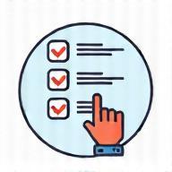 Icon representing course selection