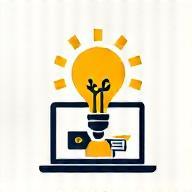 Icon representing online learning
